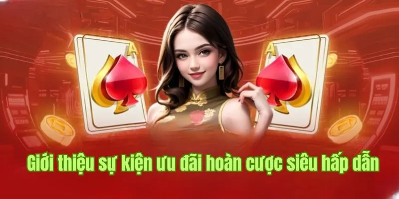 Giới thiệu sự kiện ưu đãi hoàn cược siêu hấp dẫn tại nhà cái